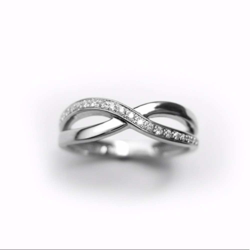 Diamond Infinity Ring - image 3